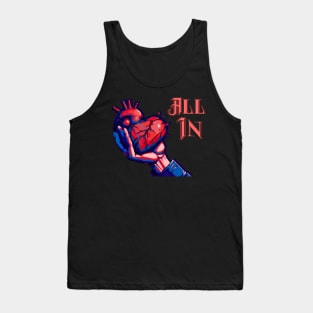 ALL IN WITH THE HEART ELECTRIFIED Tank Top